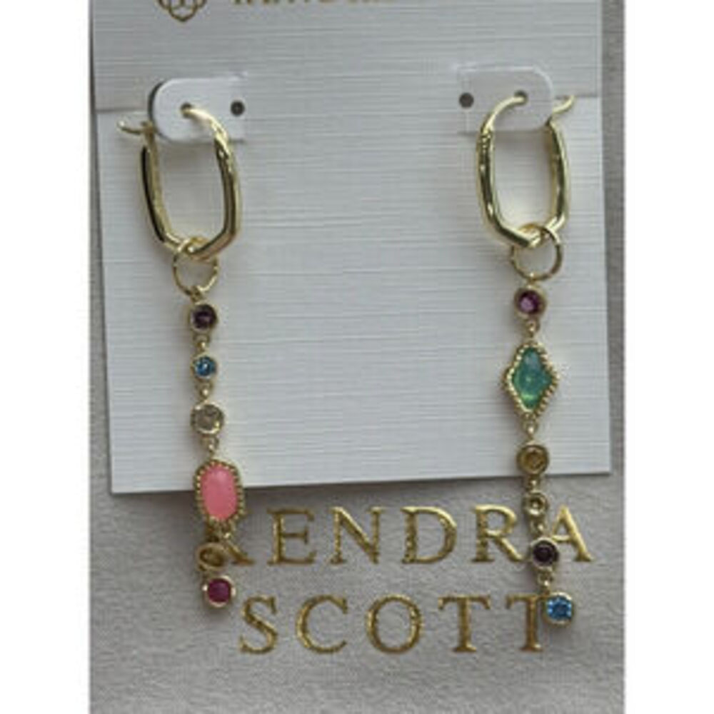 Kendra Scott Colorful Pendant Earrings - Picture 2 of 3